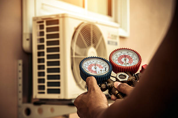Professional Air Conditioning Service technician working in Startex, SC